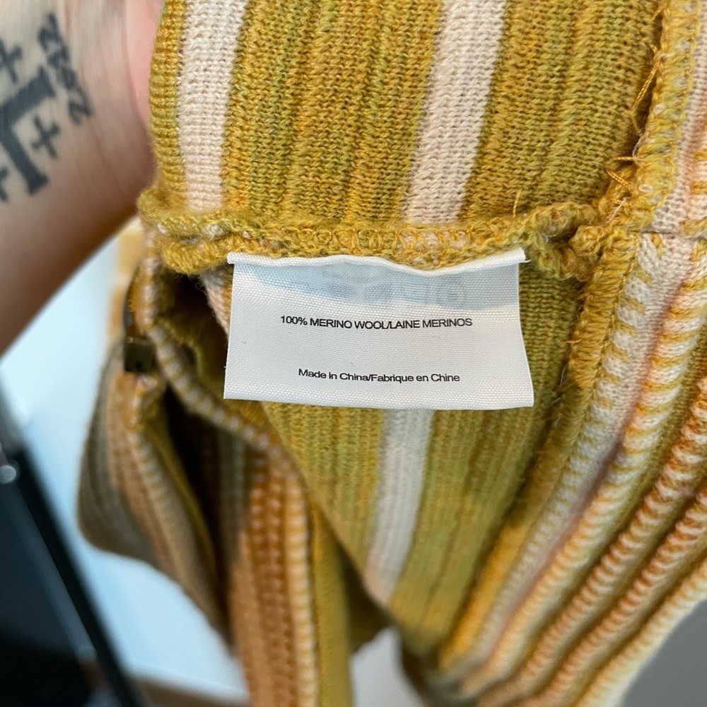 Tory Burch Wool Knit Jacket with Zip Front - Picture 7 of 7